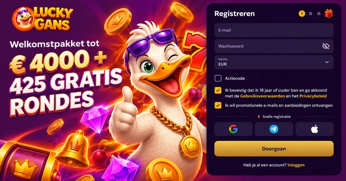 Luckygans Casino Inloggen