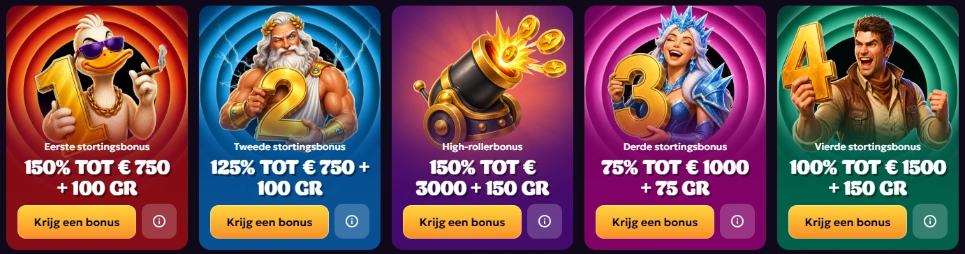 Luckygans Casino bonus
